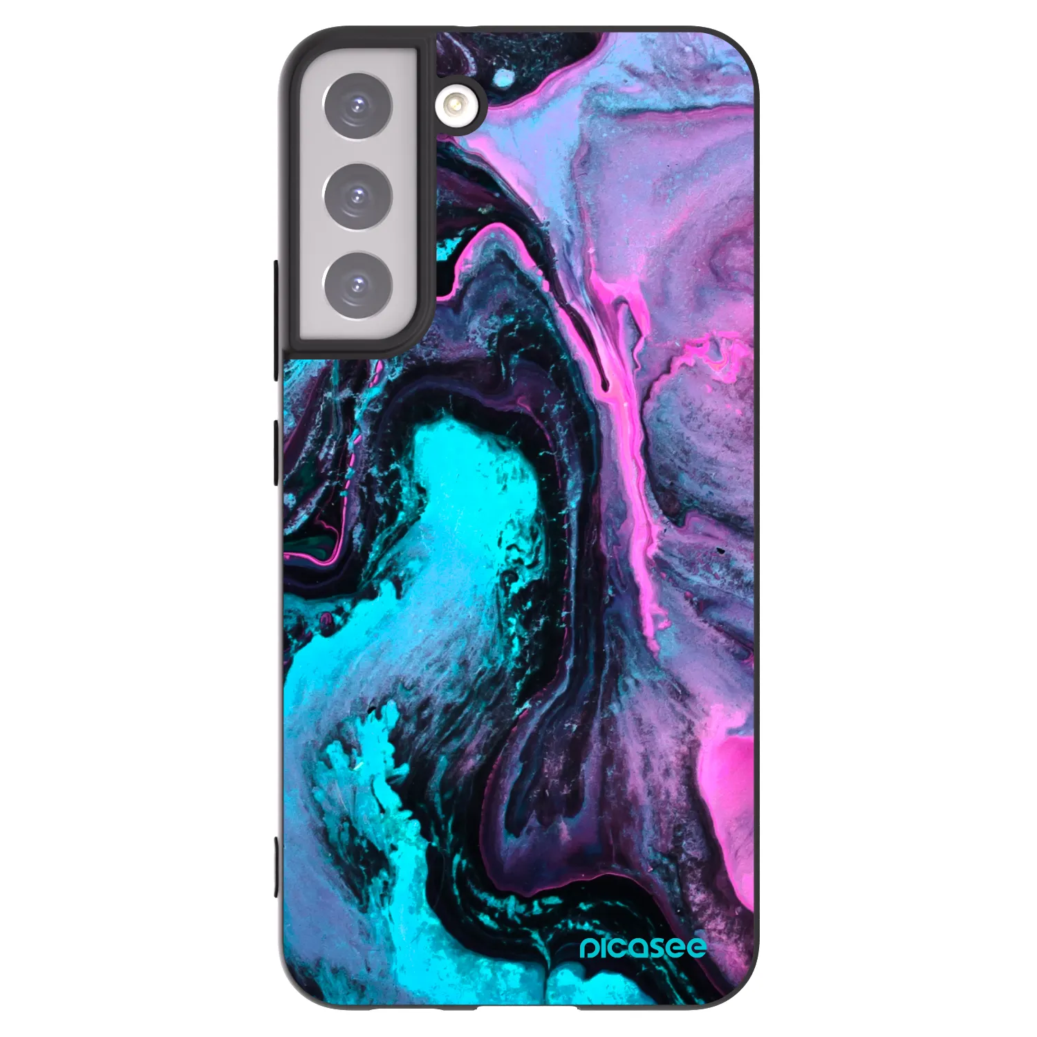 Picasee silikonski črni ovitek za Samsung Galaxy S22+ 5G - Lean 2