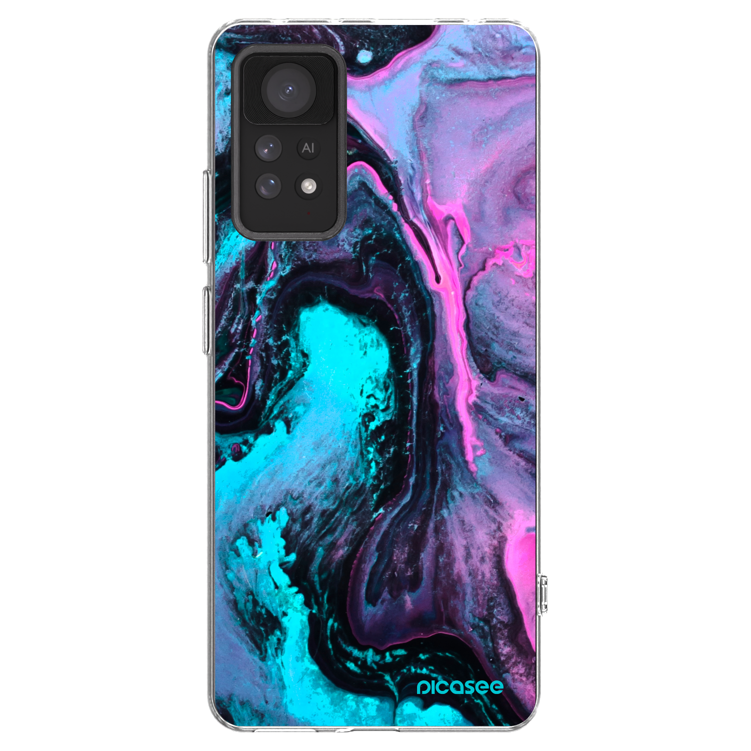 Picasee silikonski prozorni ovitek za Xiaomi Redmi Note 11 Pro 5G - Lean 2