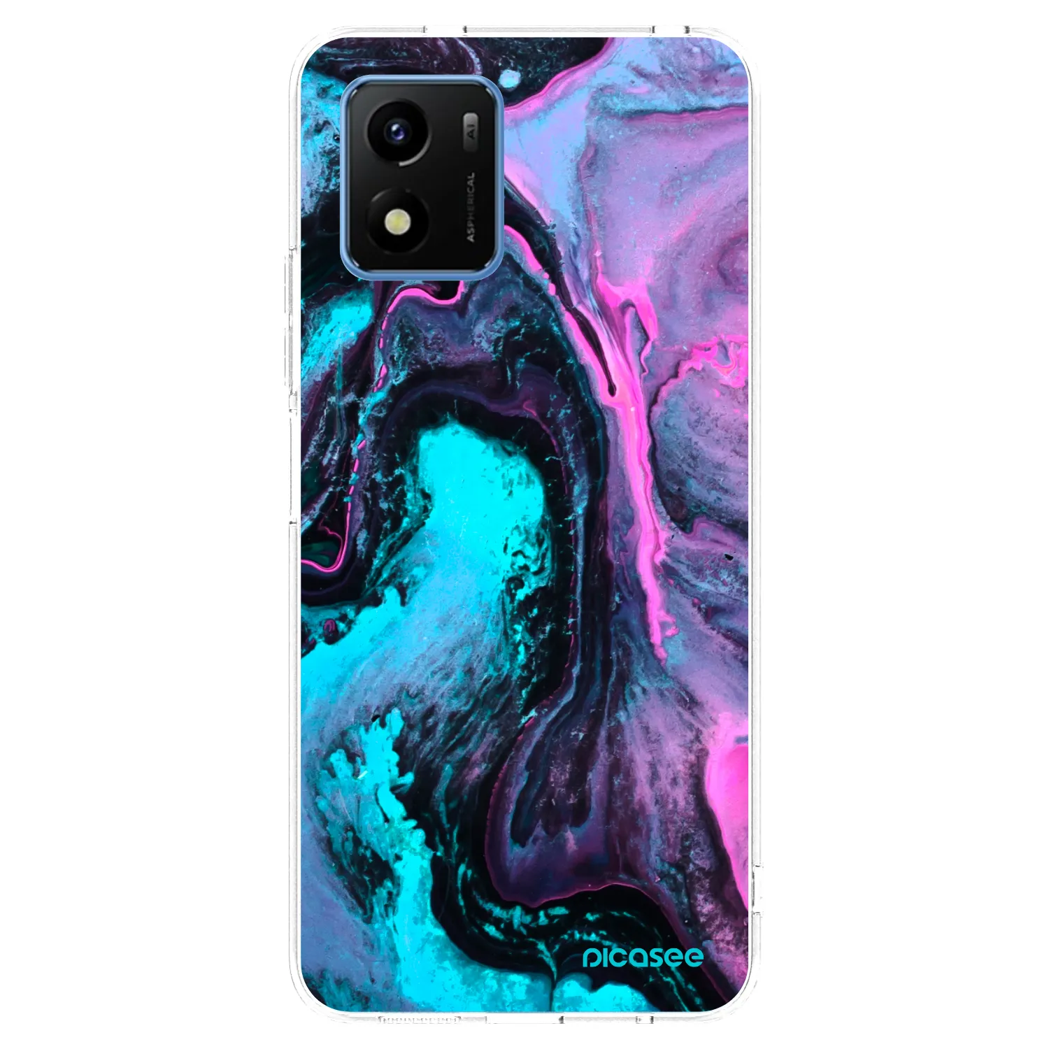 Picasee silikonski prozorni ovitek za Vivo Y01 - Lean 2