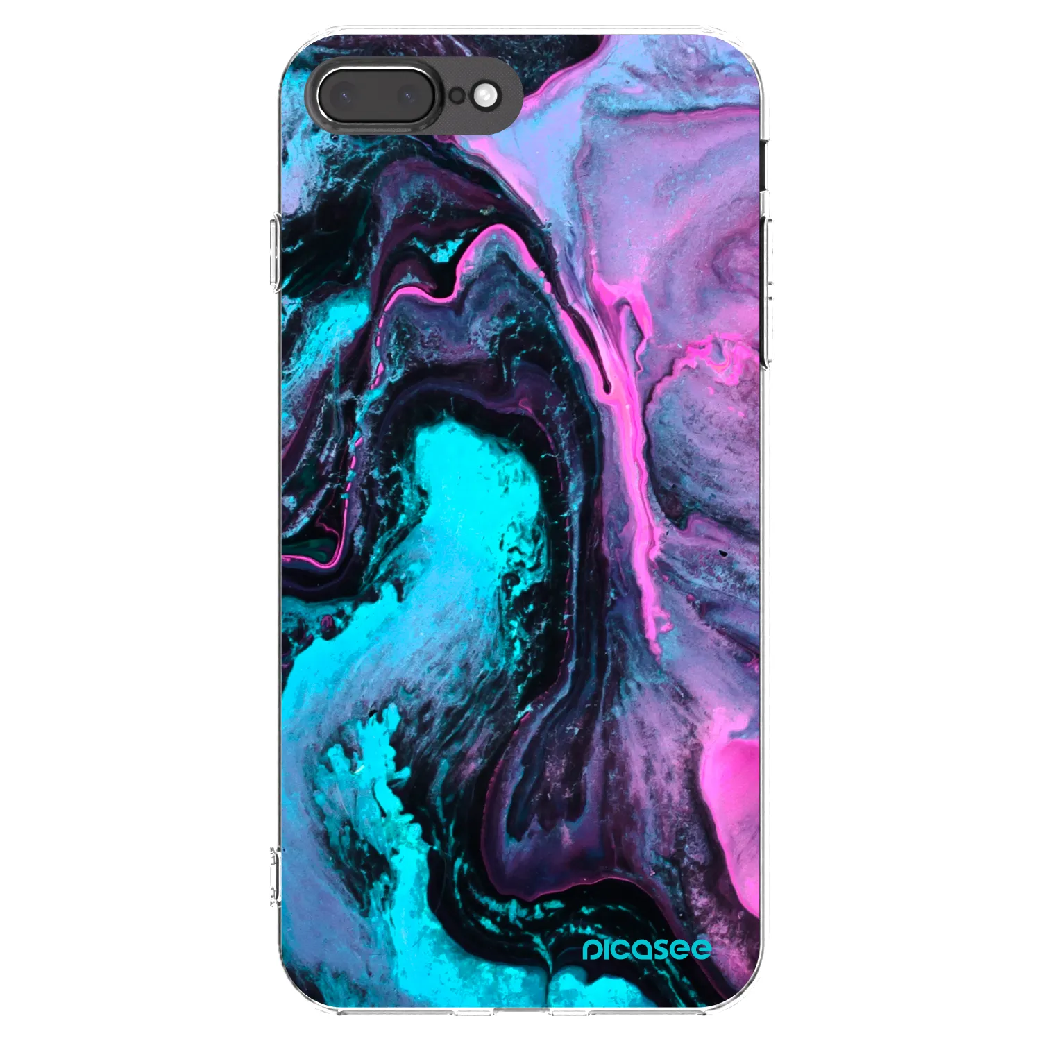 Picasee silikonski prozorni ovitek za Apple iPhone 8 Plus - Lean 2