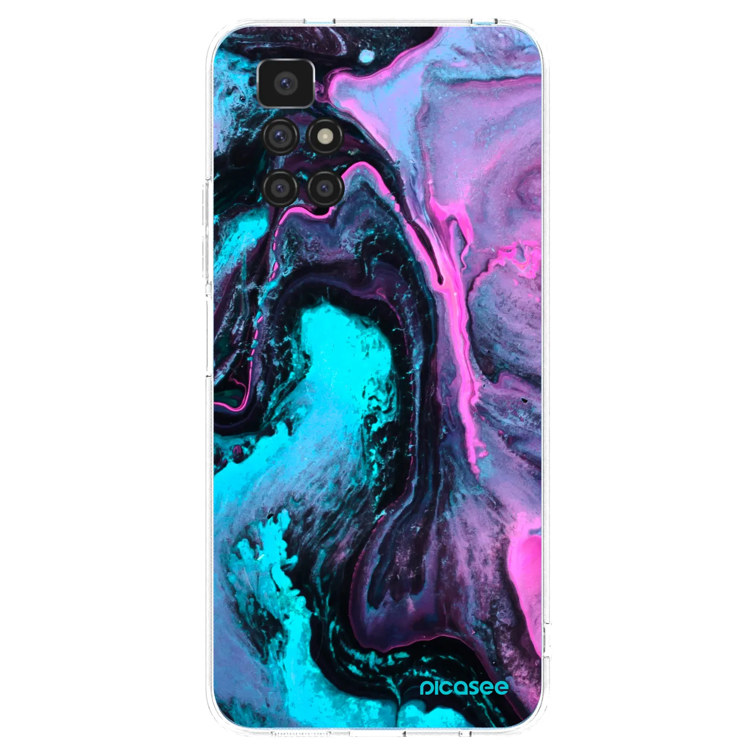Picasee silikonski prozorni ovitek za Xiaomi Redmi 10 (2022) - Lean 2