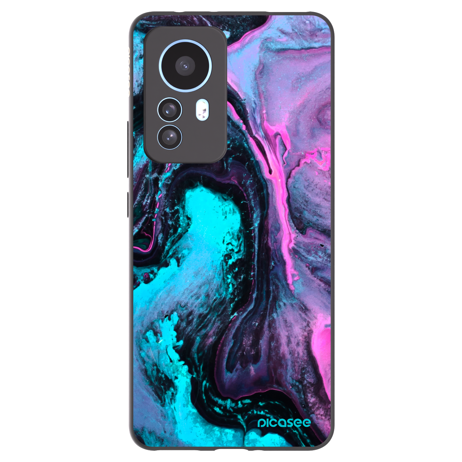Picasee silikonski črni ovitek za Xiaomi 12T Pro - Lean 2
