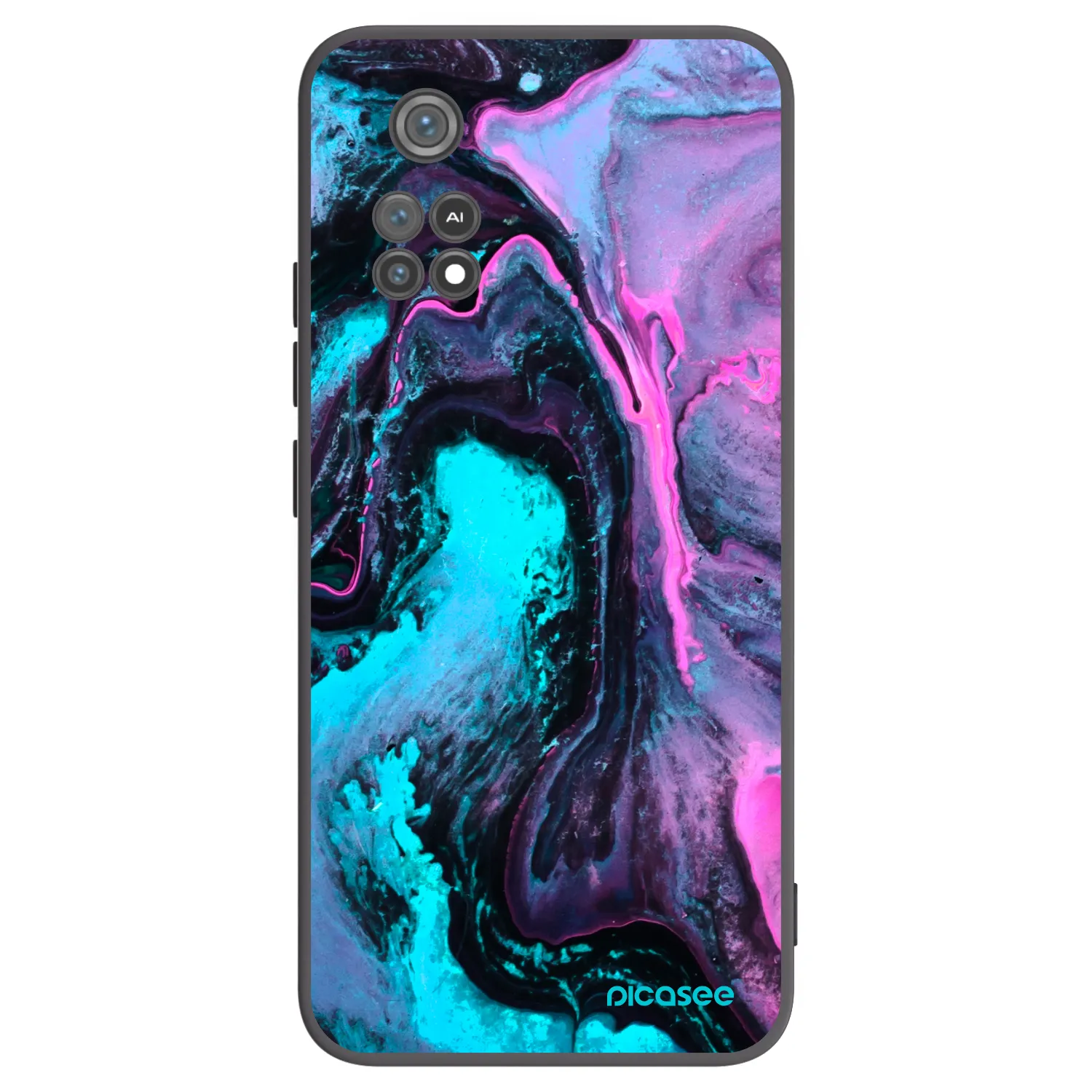 Picasee silikonski črni ovitek za Xiaomi Poco M4 Pro - Lean 2
