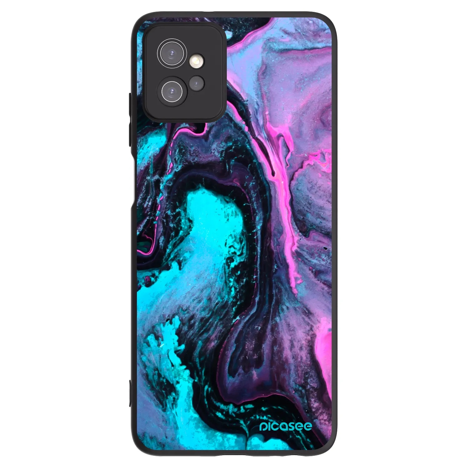 Picasee silikonski črni ovitek za Motorola Moto G32 - Lean 2