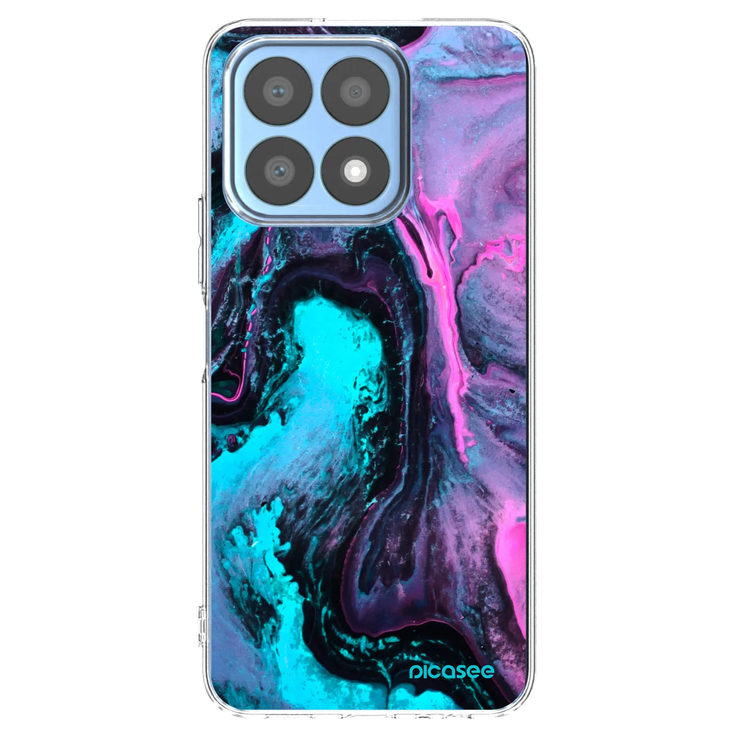 Picasee silikonski prozorni ovitek za Honor X8a - Lean 2