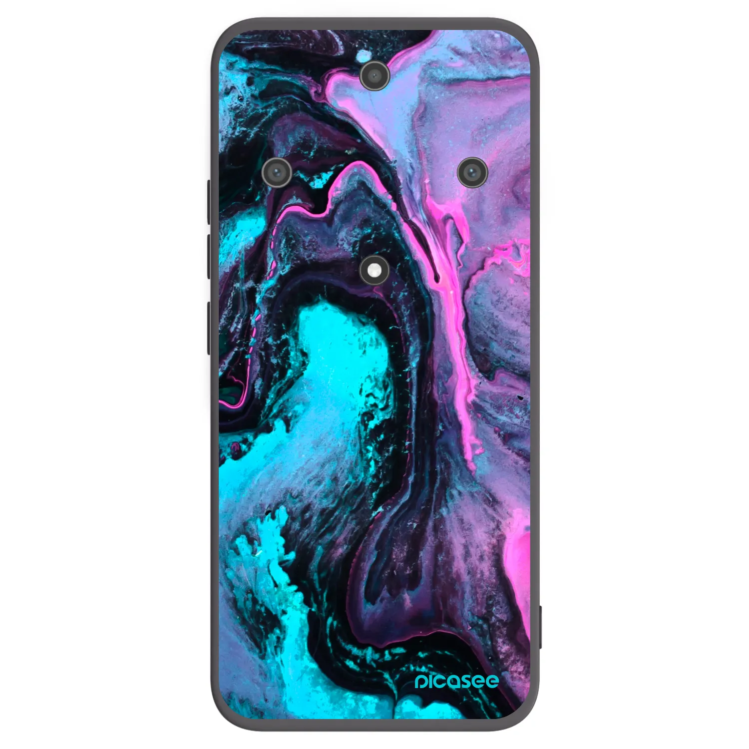Picasee silikonski črni ovitek za Honor Magic5 Lite 5G - Lean 2