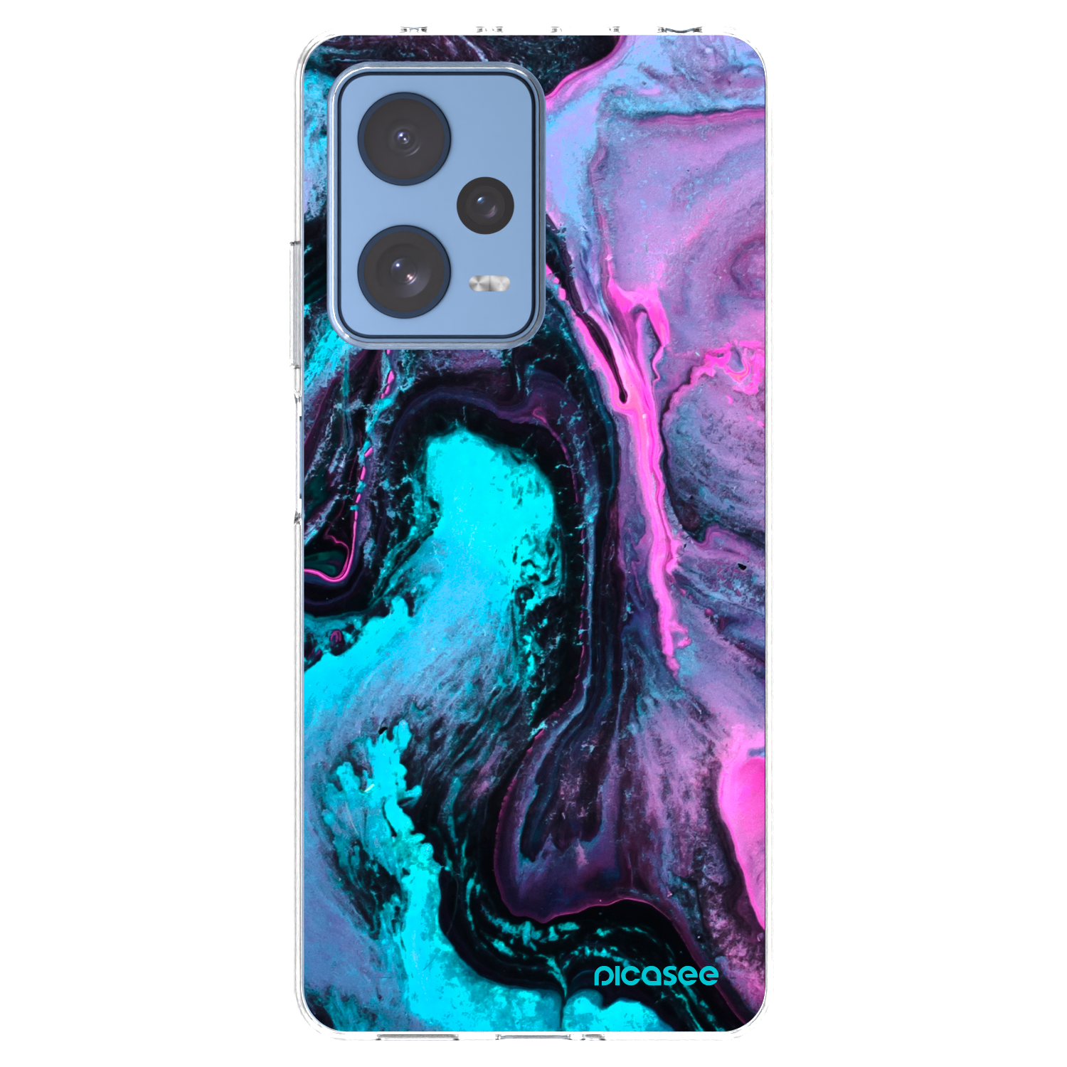 Picasee silikonski prozorni ovitek za Xiaomi Redmi Note 12 Pro 5G - Lean 2