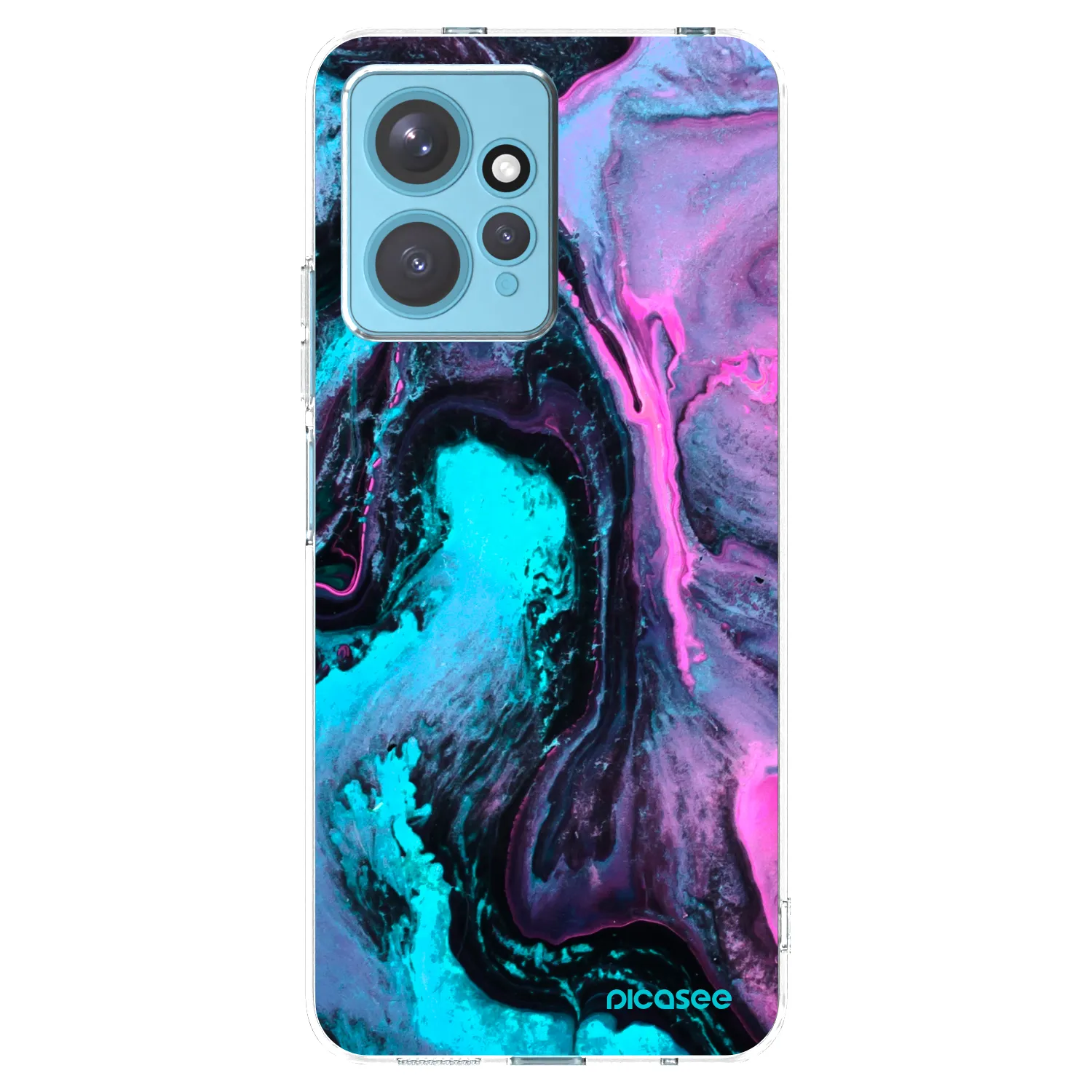 Picasee silikonski prozorni ovitek za Xiaomi Redmi Note 12 4G - Lean 2