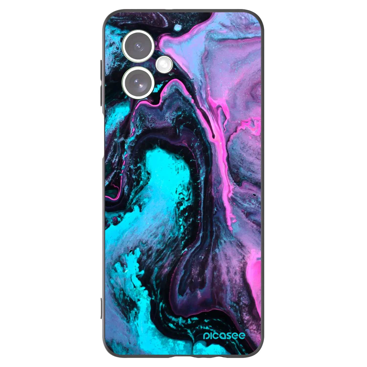 Picasee silikonski črni ovitek za Motorola Moto G54 5G - Lean 2