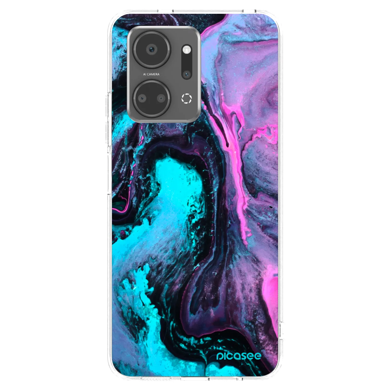 Picasee silikonski prozorni ovitek za Honor X7a - Lean 2