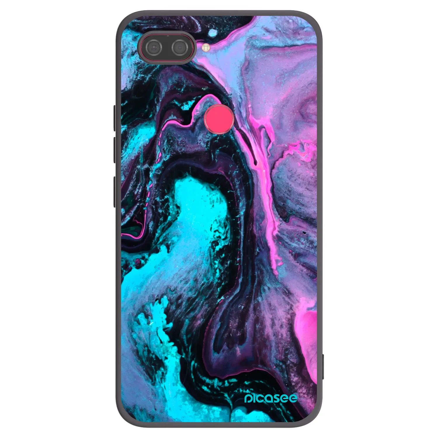 Picasee silikonski črni ovitek za Xiaomi Mi 8 Lite - Lean 2