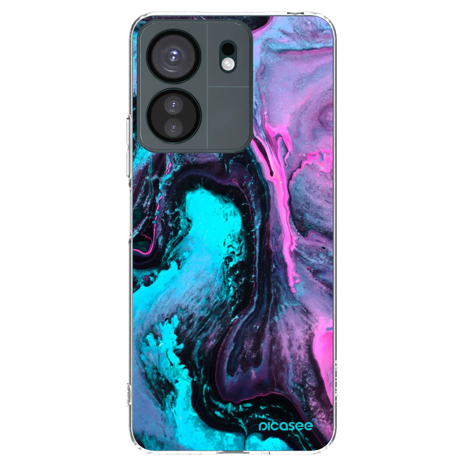Picasee silikonski prozorni ovitek za Xiaomi Redmi 13C 4G - Lean 2
