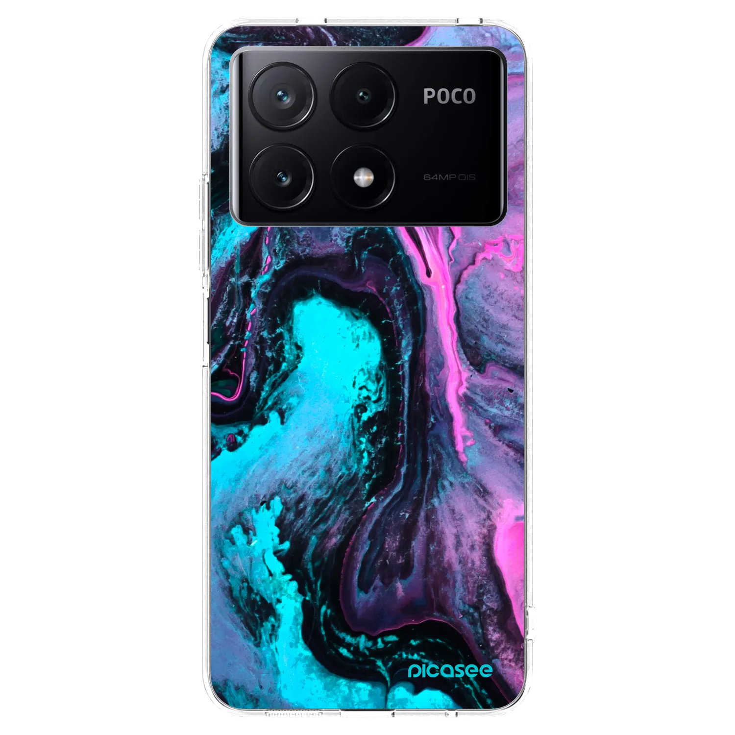 Picasee silikonski prozorni ovitek za Xiaomi Poco X6 Pro - Lean 2