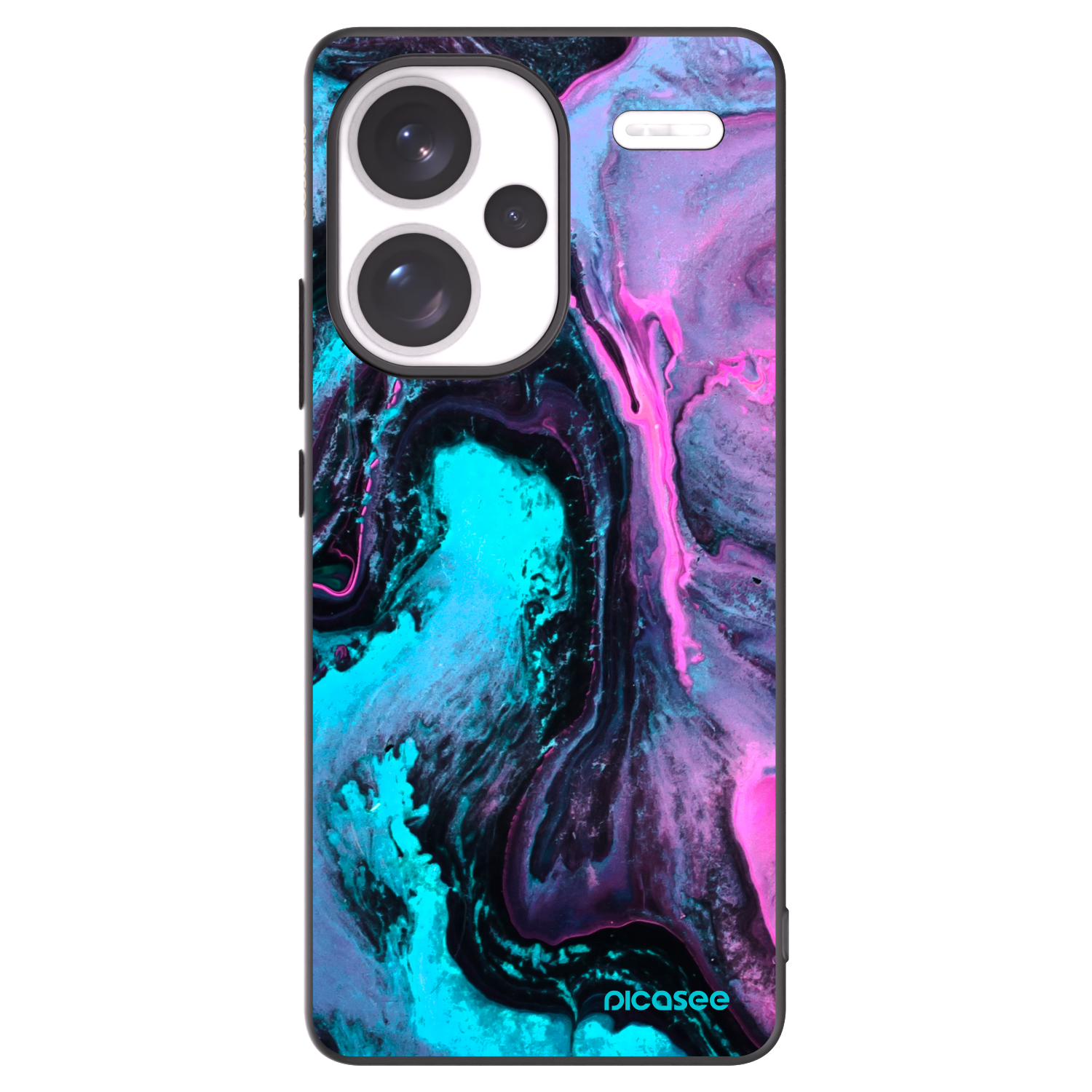 Picasee silikonski črni ovitek za Xiaomi Redmi Note 13 Pro+ 5G - Lean 2