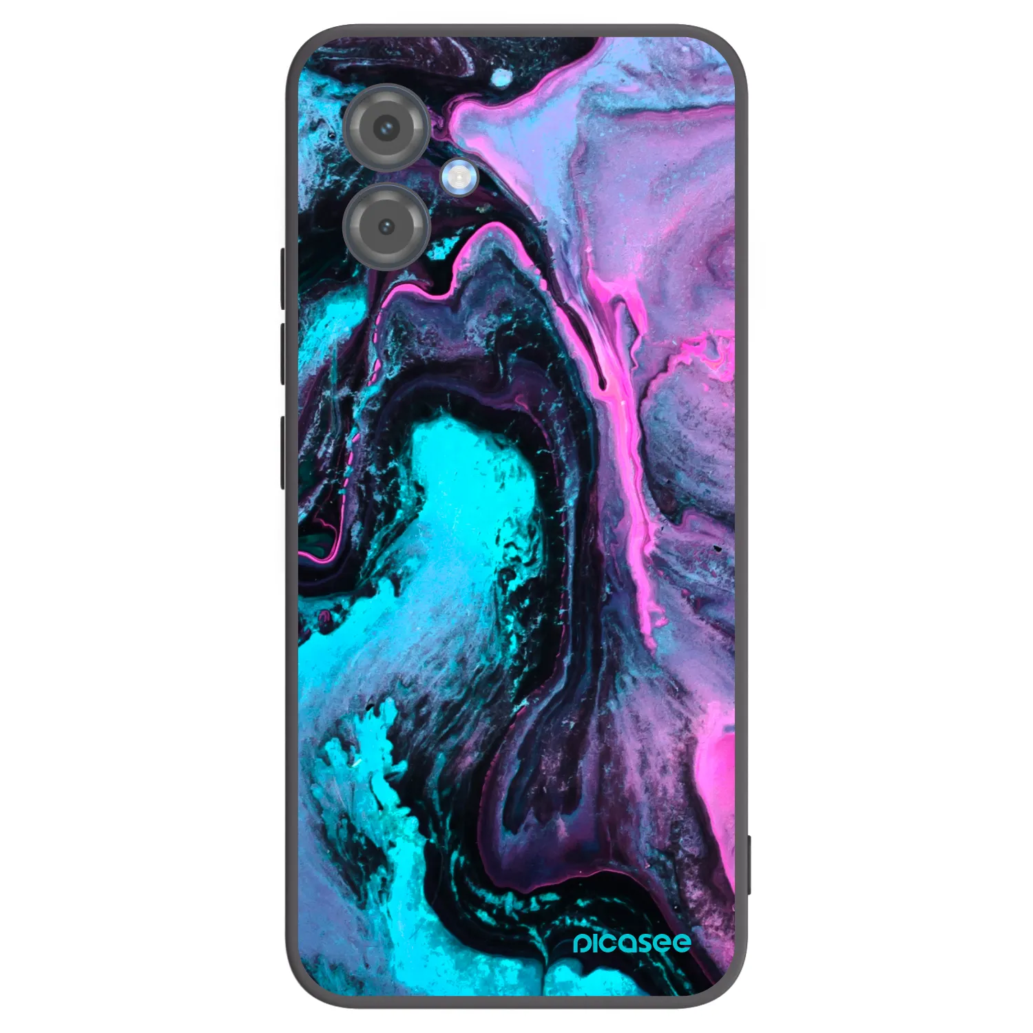 Picasee silikonski črni ovitek za Motorola Moto G14 - Lean 2