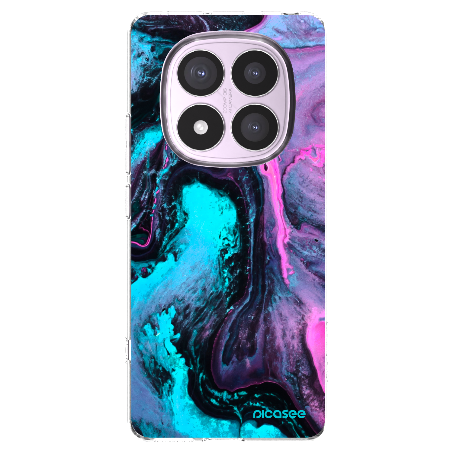 Picasee silikonski prozorni ovitek za Xiaomi Redmi Note 14 Pro 5G - Lean 2
