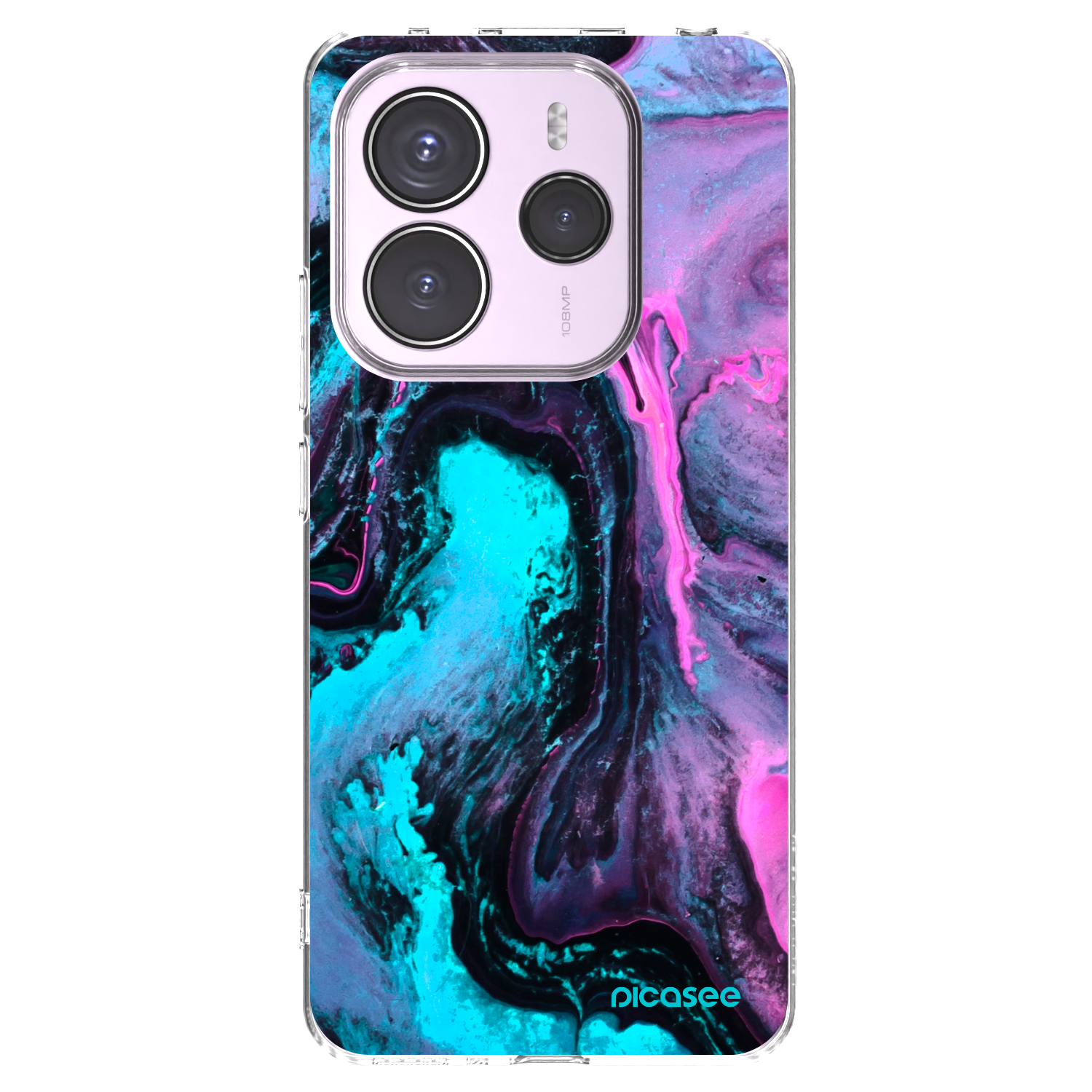 Picasee silikonski prozorni ovitek za Xiaomi Redmi Note 14 5G - Lean 2