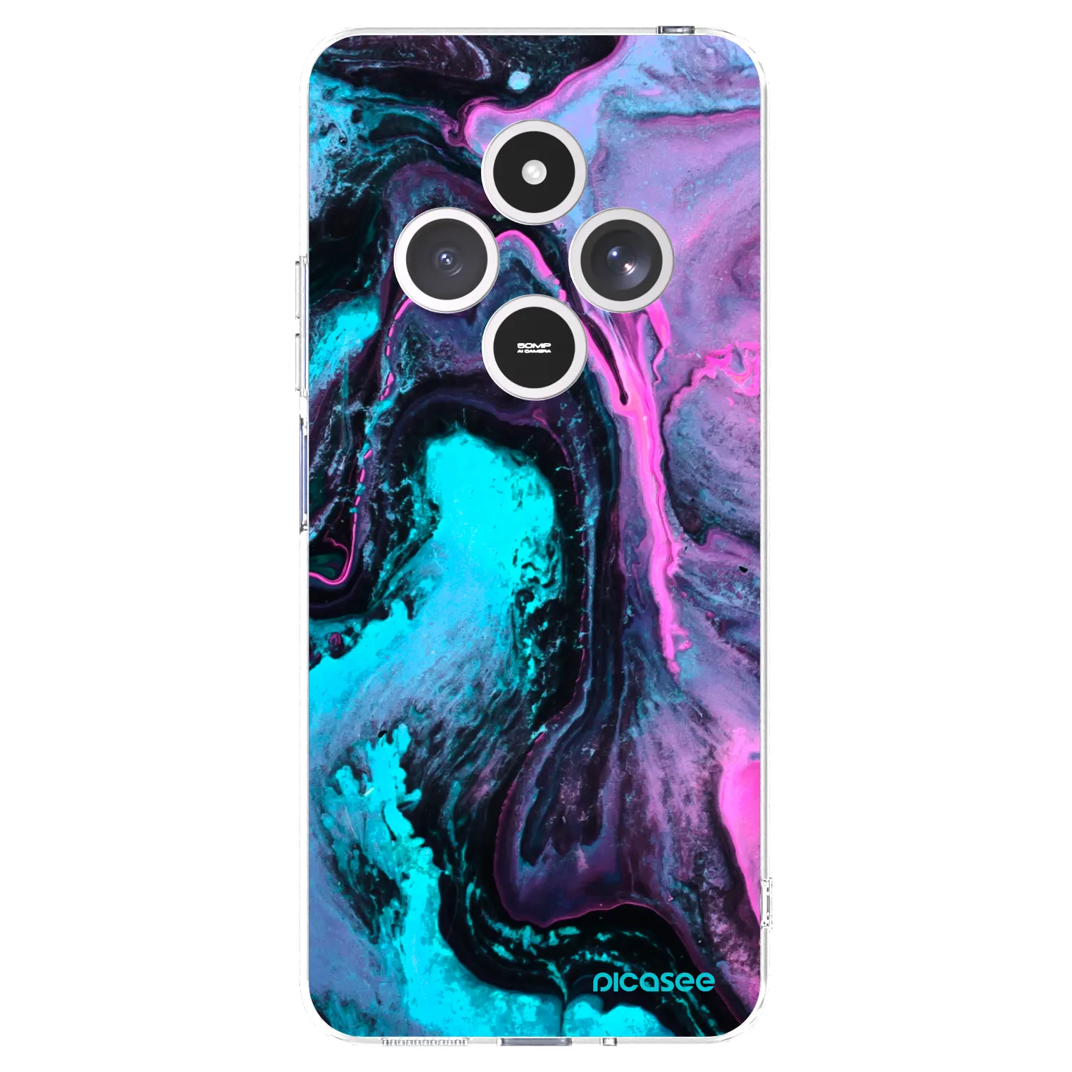 Picasee silikonski prozorni ovitek za Xiaomi Redmi 14C - Lean 2