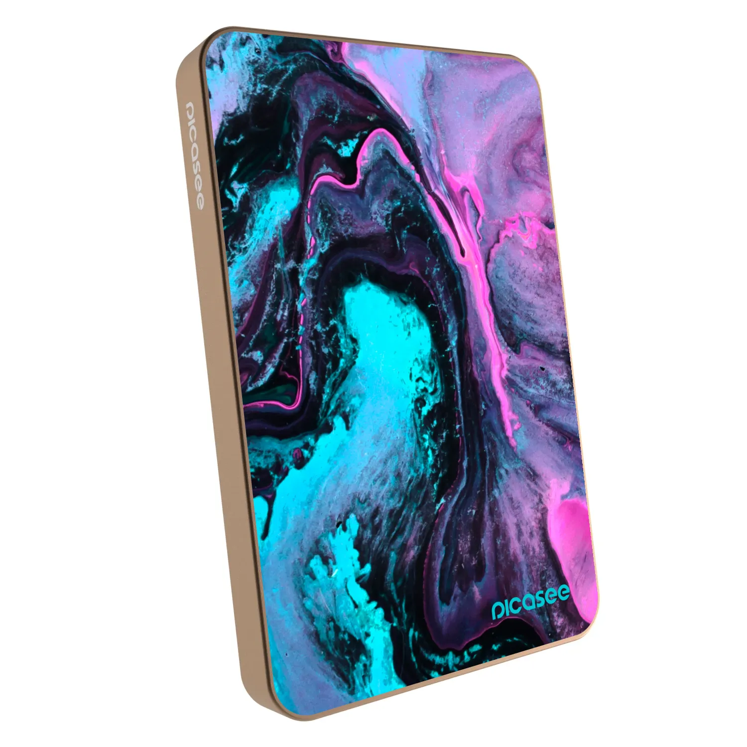 Picasee Prenosna baterija z MagSafe 5 000 mAh Zlati - Lean 2