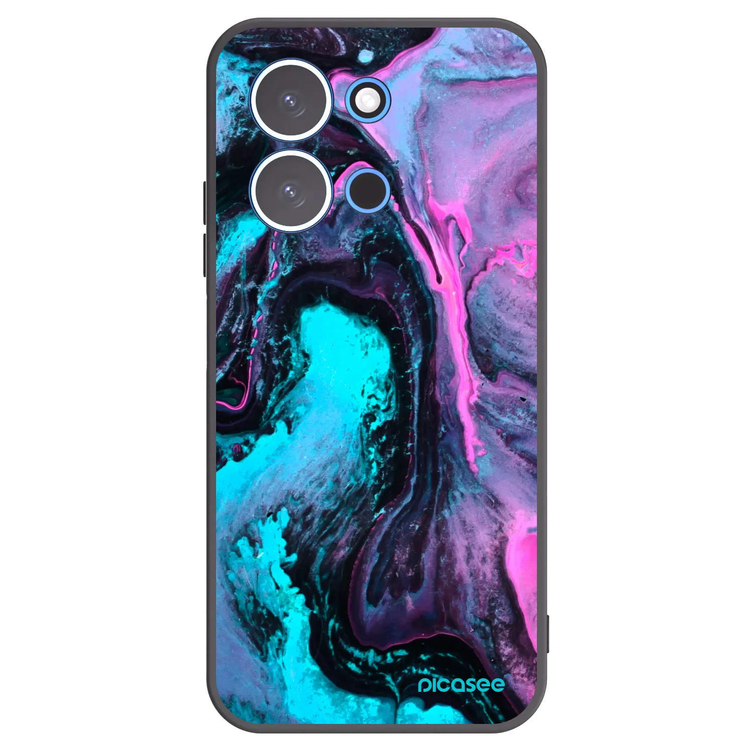 Picasee silikonski črni ovitek za Xiaomi Redmi 15C 4G - Lean 2