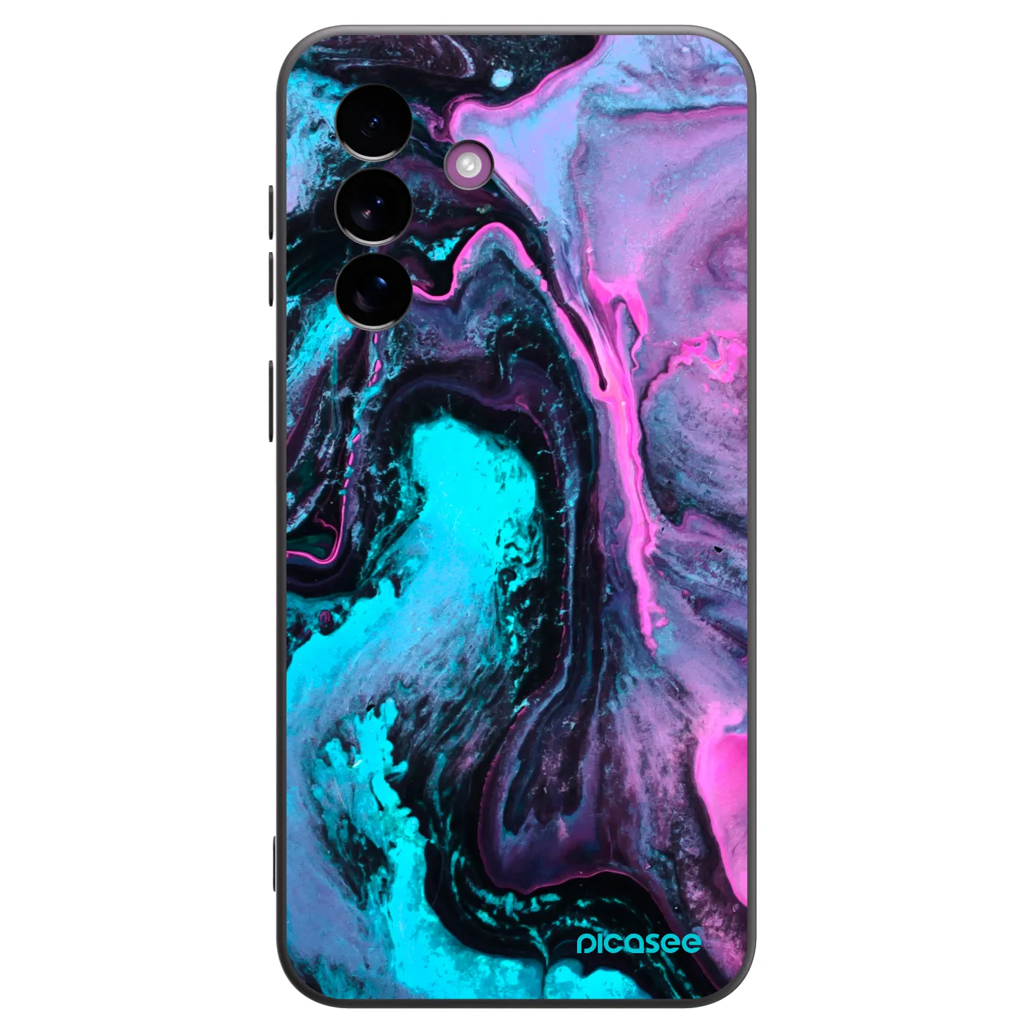 Picasee silikonski črni ovitek za Samsung Galaxy A37 - Lean 2