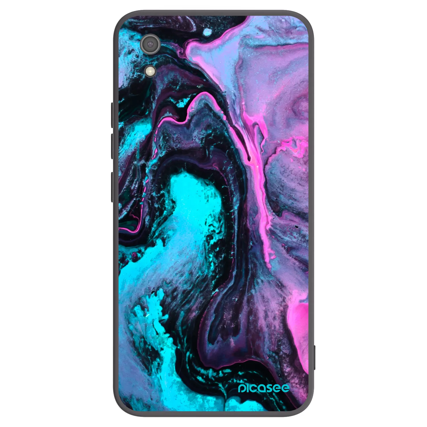 Picasee silikonski črni ovitek za Xiaomi Redmi 7A - Lean 2