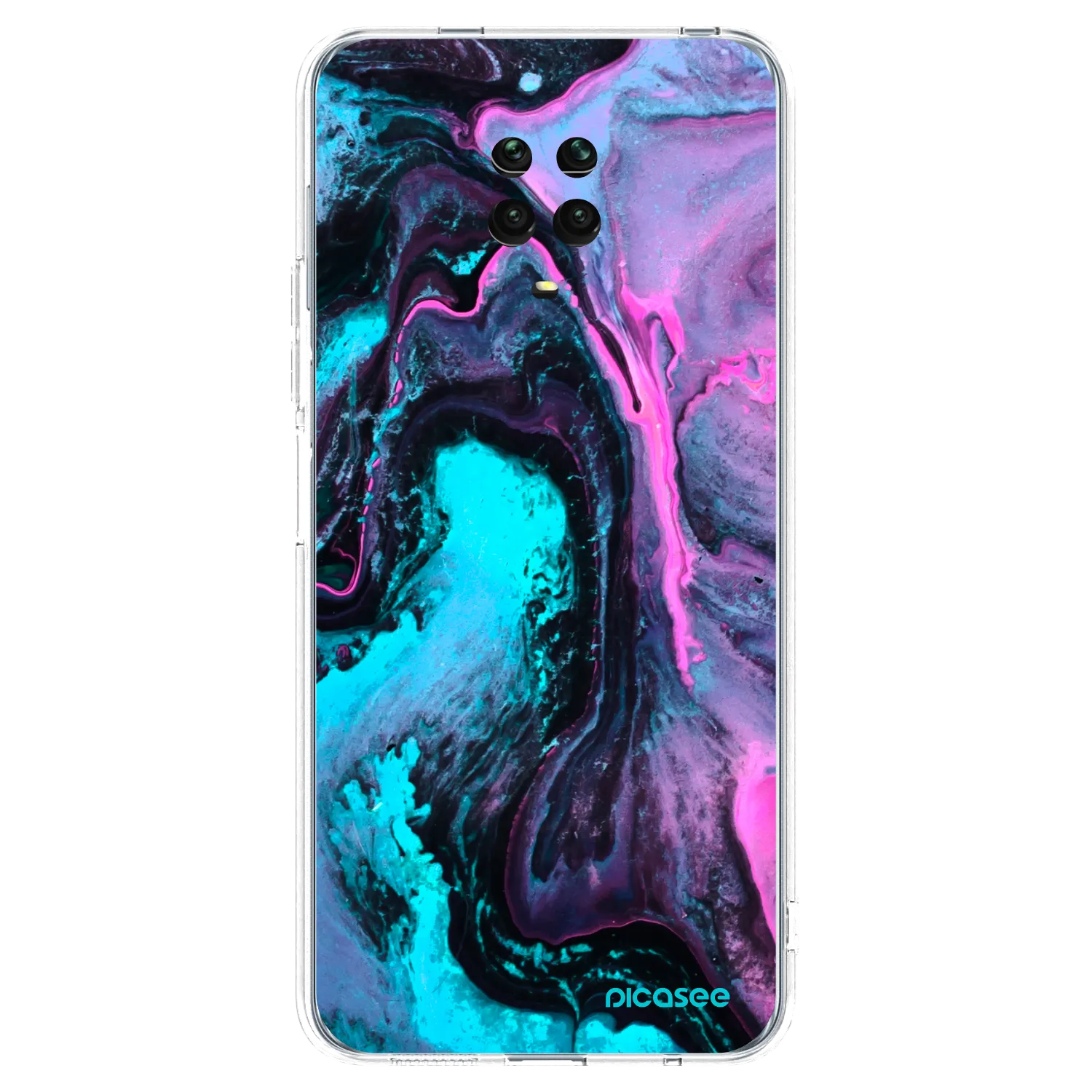 Picasee silikonski prozorni ovitek za Xiaomi Redmi Note 9 Pro - Lean 2
