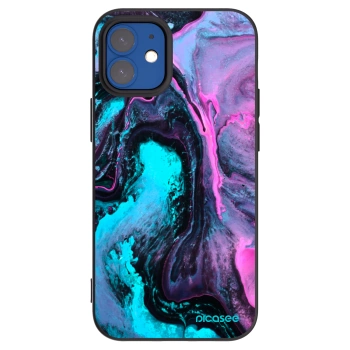 Picasee silikonski črni ovitek za Apple iPhone 12 mini - Lean 2