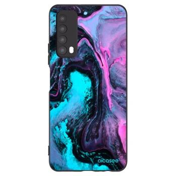 Picasee silikonski črni ovitek za Huawei P Smart 2021 - Lean 2