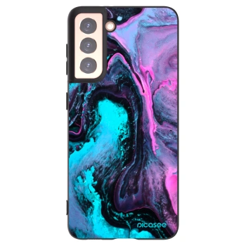 Picasee silikonski črni ovitek za Samsung Galaxy S21 5G G991B - Lean 2