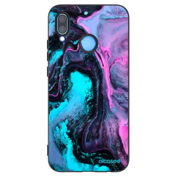 Picasee silikonski črni ovitek za Huawei P20 Lite - Lean 2