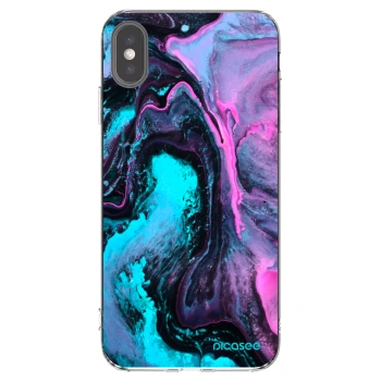 Picasee silikonski prozorni ovitek za Apple iPhone XS Max - Lean 2