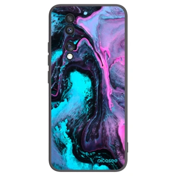 Picasee silikonski črni ovitek za Honor 70 - Lean 2