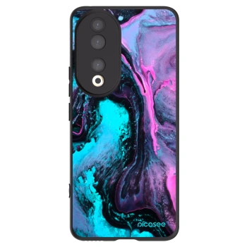 Picasee silikonski črni ovitek za Honor 90 5G - Lean 2