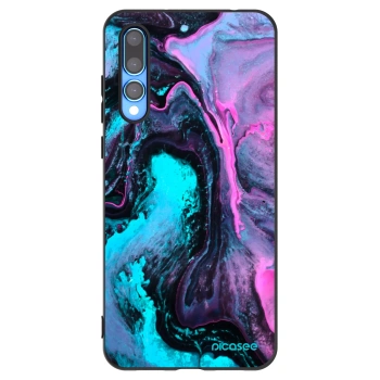 Picasee silikonski črni ovitek za Huawei P20 Pro - Lean 2