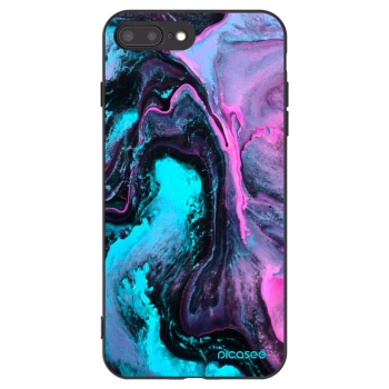 Picasee silikonski črni ovitek za Apple iPhone 7 Plus - Lean 2