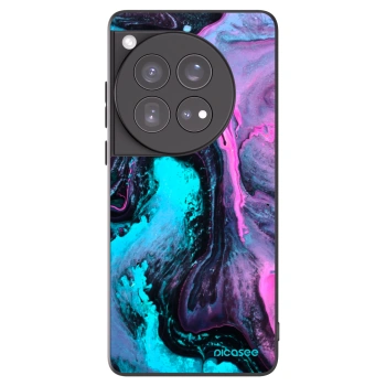 Picasee silikonski črni ovitek za OnePlus 12 5G - Lean 2