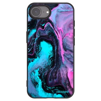 Picasee silikonski črni ovitek za Apple iPhone 17e - Lean 2