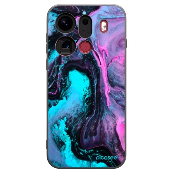 Picasee silikonski črni ovitek za OPPO Find X9 Pro - Lean 2