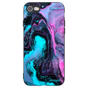 Picasee silikonski črni ovitek za Apple iPhone SE 2020 - Lean 2