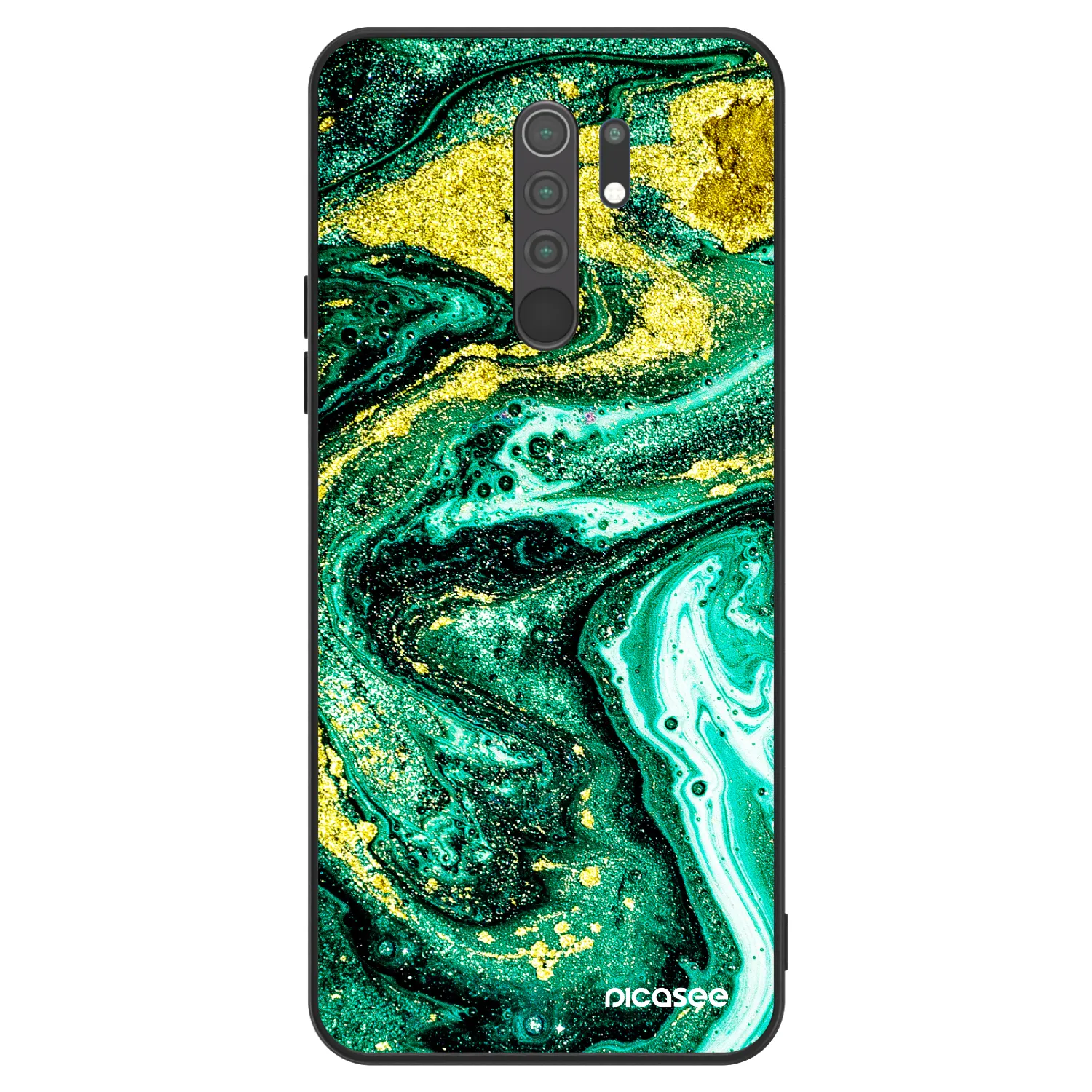 Picasee ULTIMATE CASE za Xiaomi Redmi 9 - Green Gold
