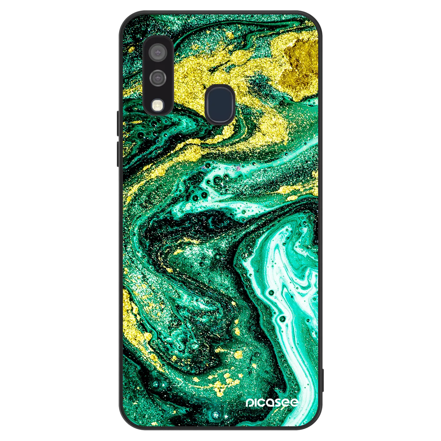 Picasee ULTIMATE CASE za Samsung Galaxy A40 A405F - Green Gold