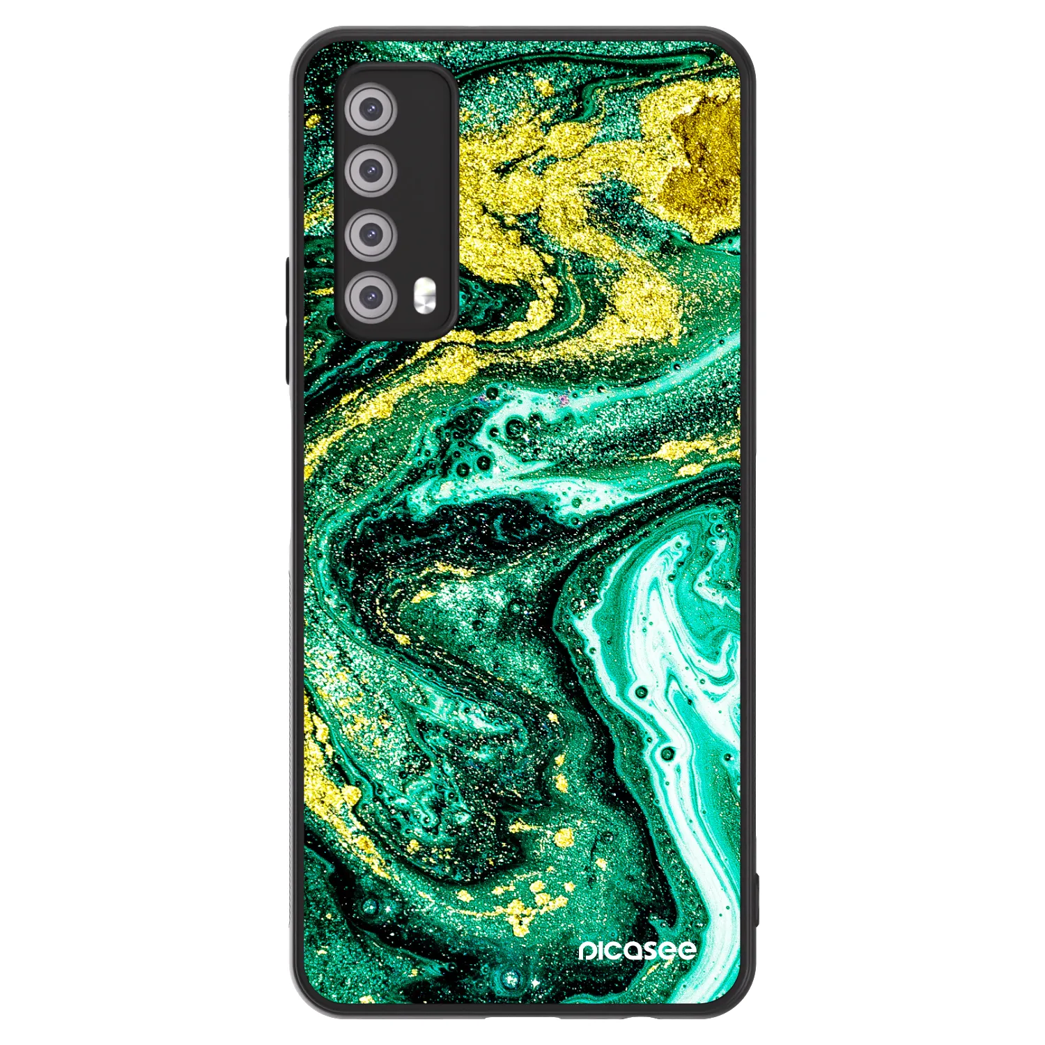 Picasee ULTIMATE CASE za Huawei P Smart 2021 - Green Gold
