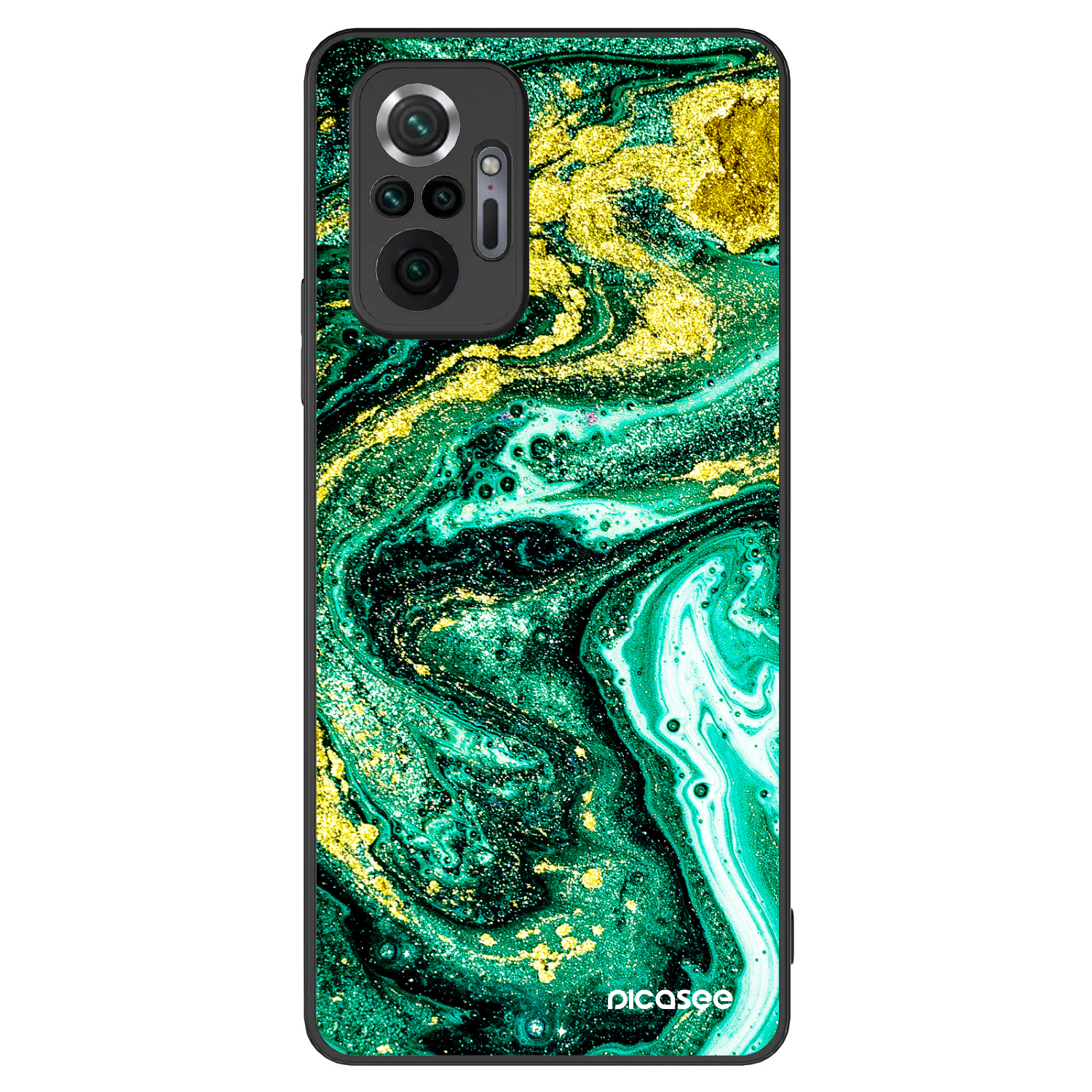 Picasee ULTIMATE CASE za Xiaomi Redmi Note 10 Pro - Green Gold