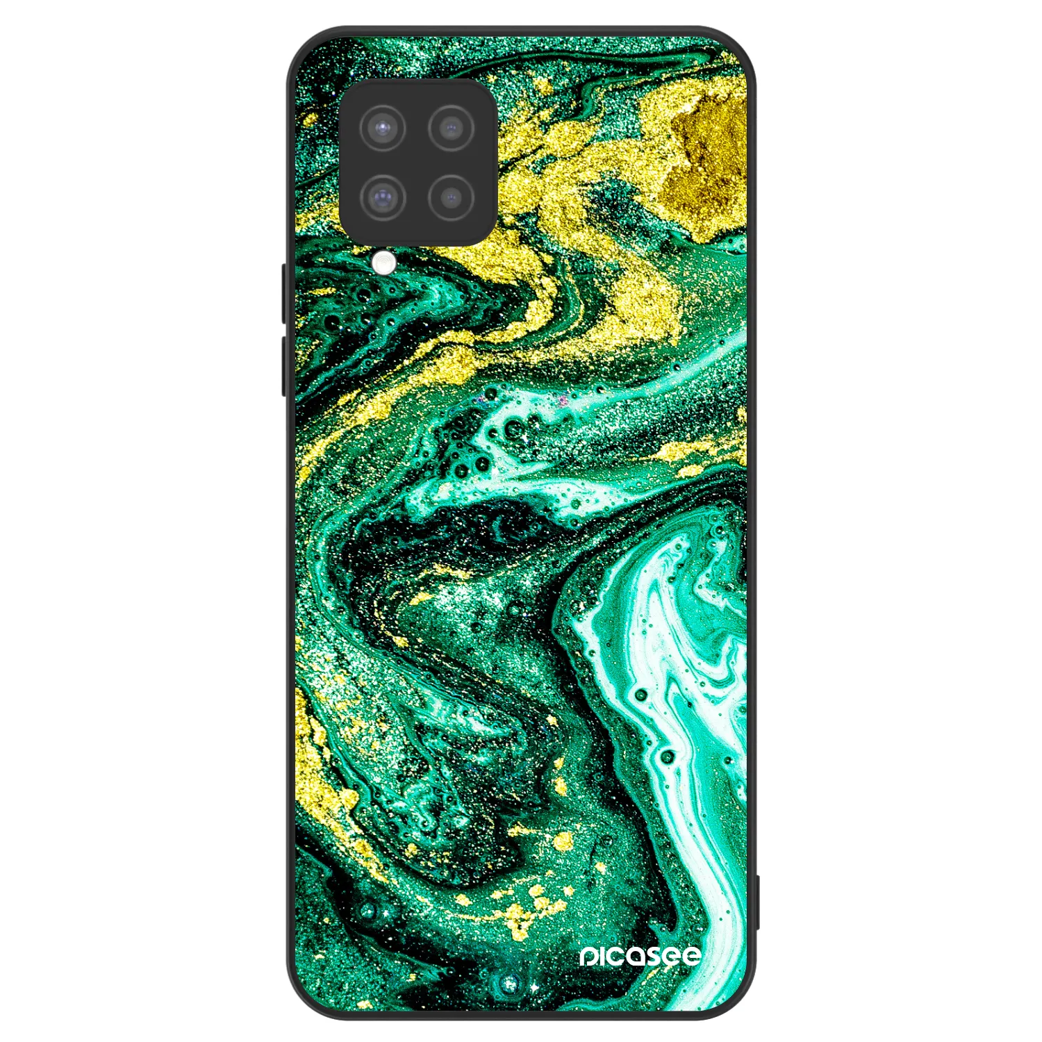 Picasee ULTIMATE CASE za Samsung Galaxy A42 A426B - Green Gold