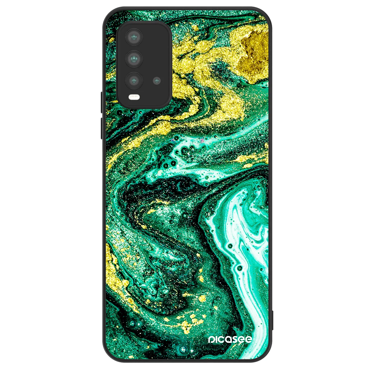 Picasee ULTIMATE CASE za Xiaomi Redmi 9T - Green Gold