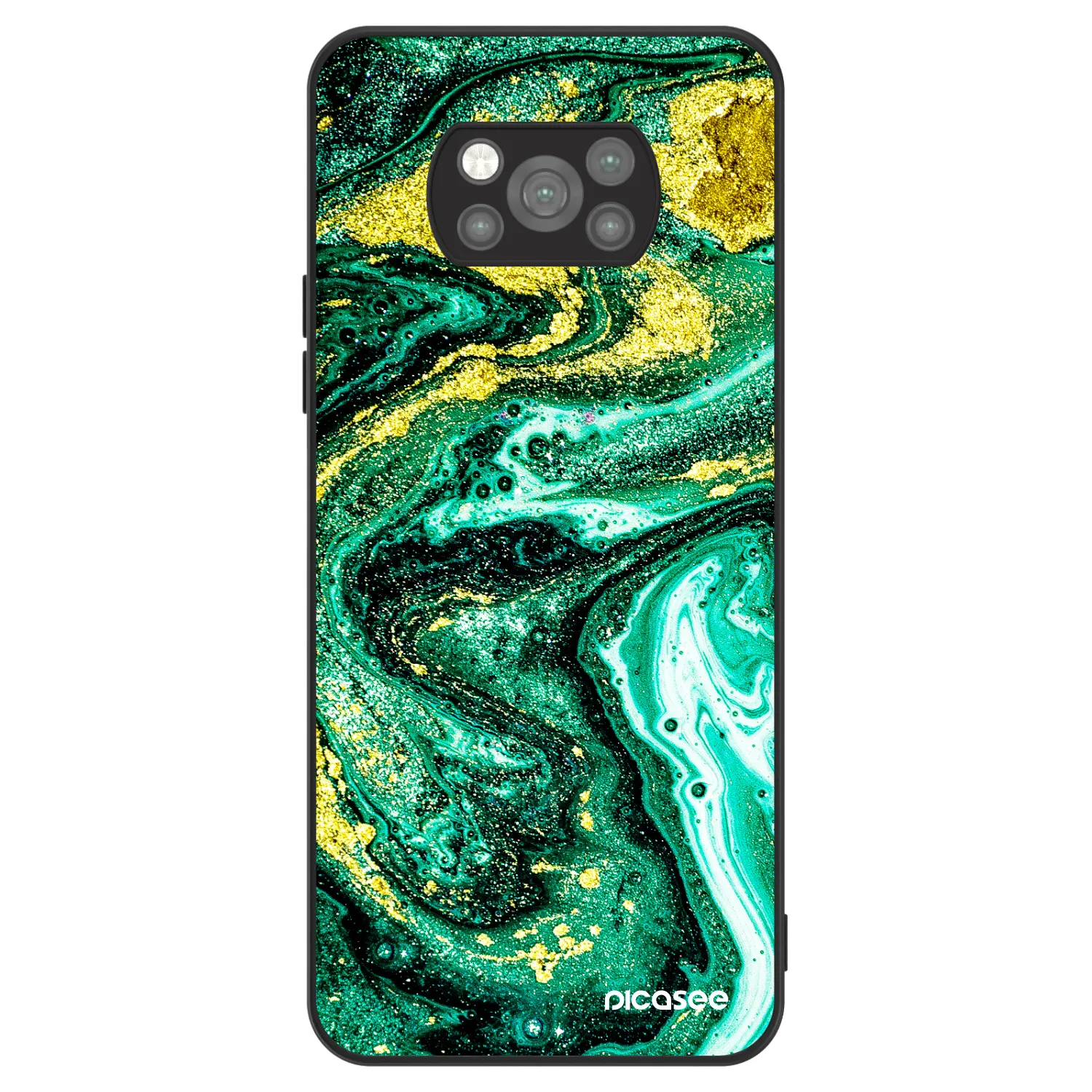 Picasee ULTIMATE CASE za Xiaomi Poco X3 Pro - Green Gold
