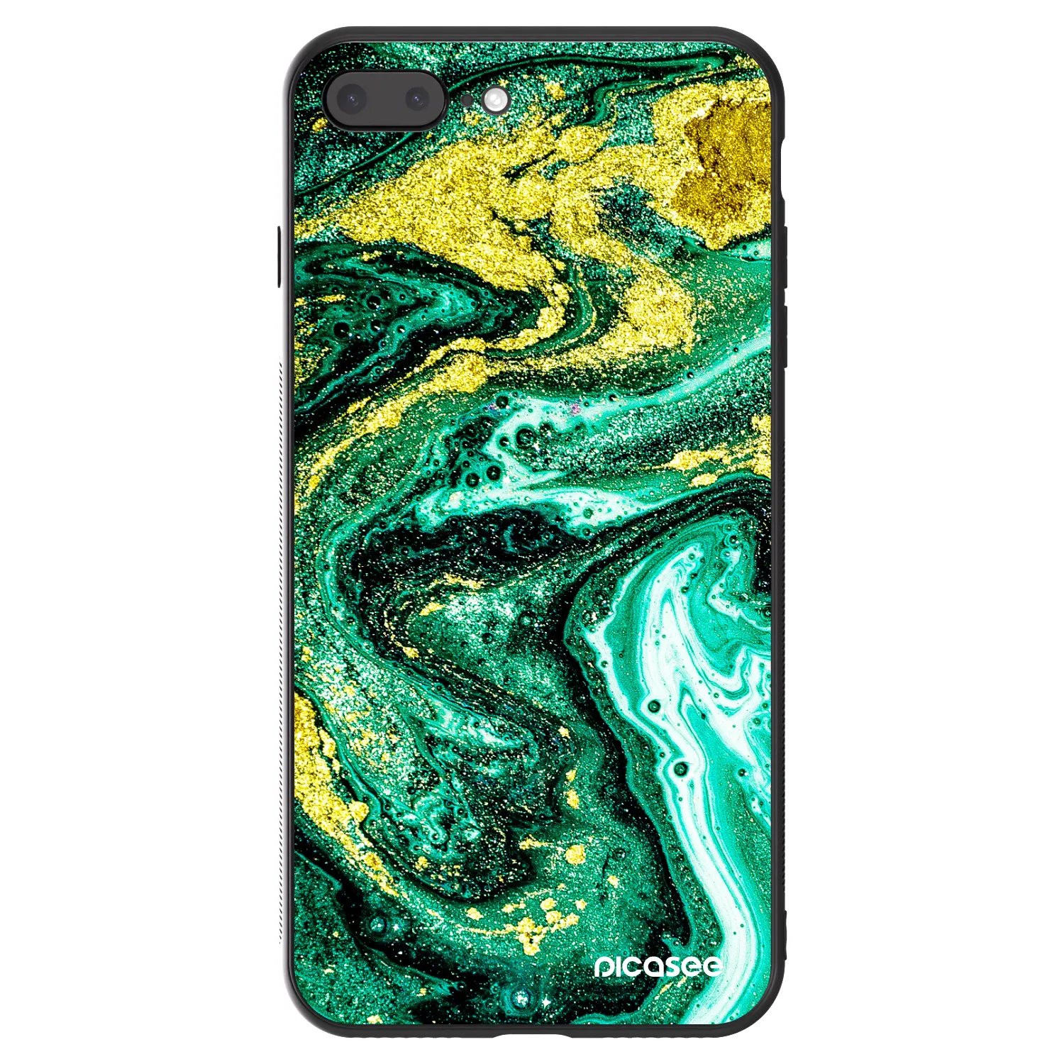 Picasee ULTIMATE CASE za Apple iPhone 8 Plus - Green Gold