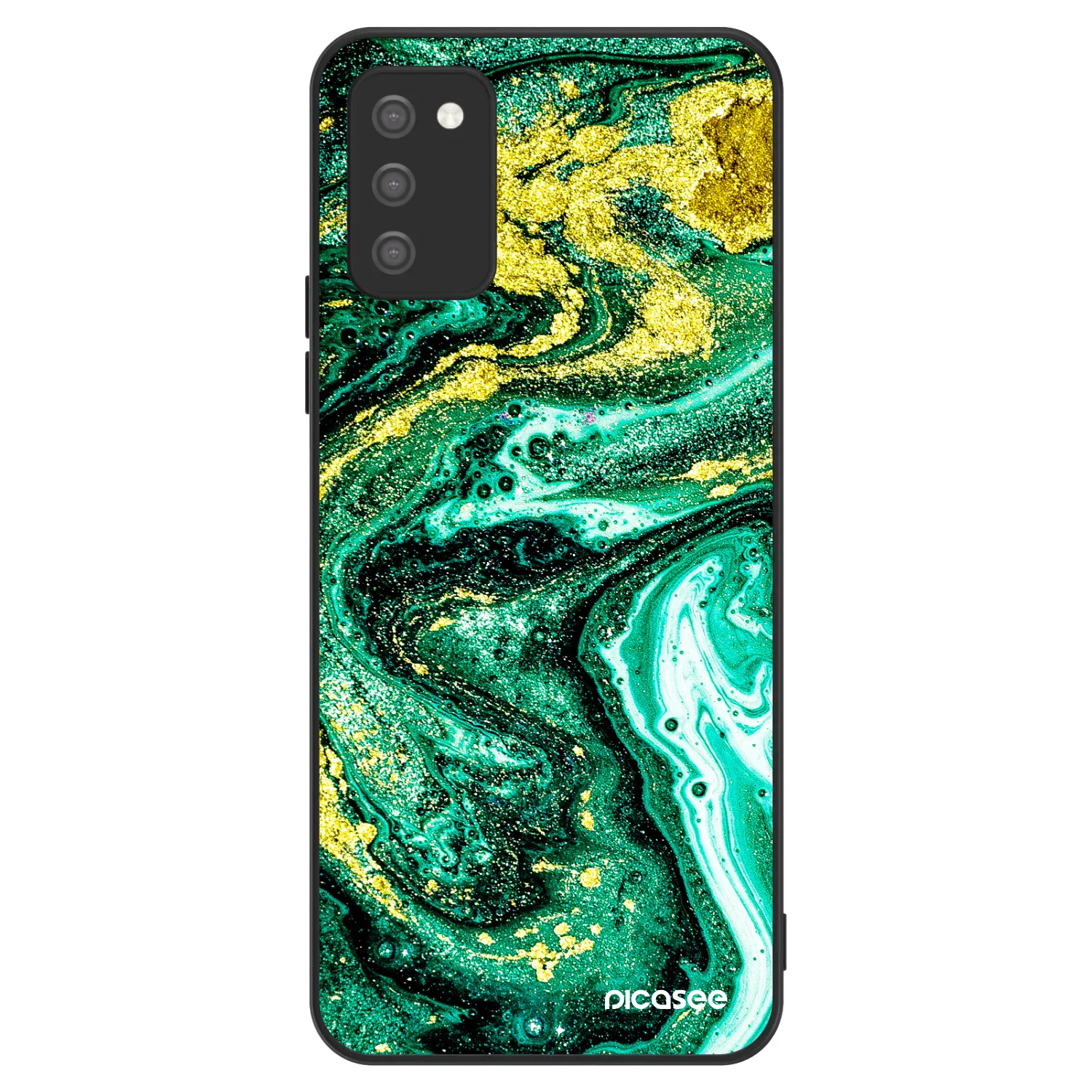Picasee ULTIMATE CASE za Samsung Galaxy A02s A025G - Green Gold