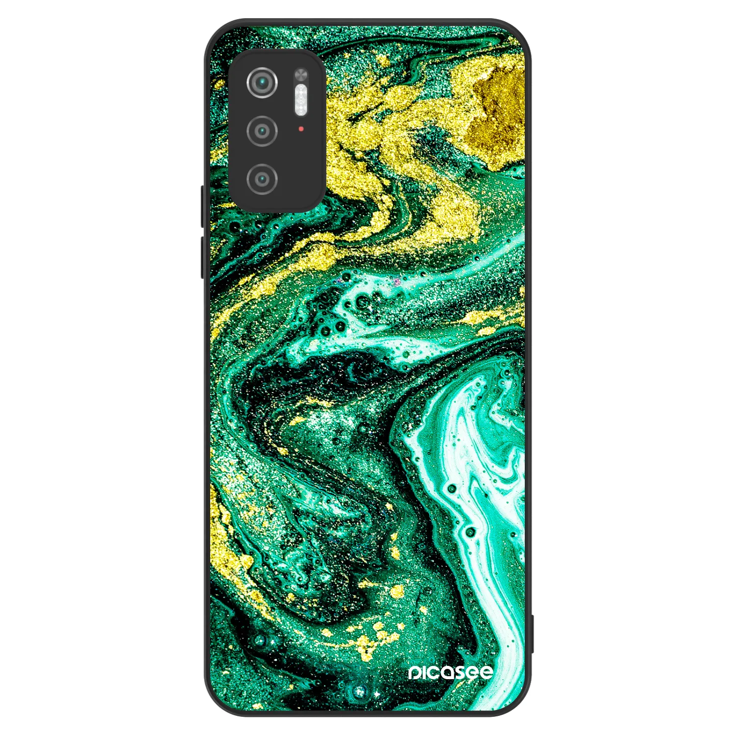 Picasee ULTIMATE CASE za Xiaomi Poco M3 Pro 5G - Green Gold